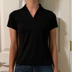 Lady Hagen Black Golf Polo